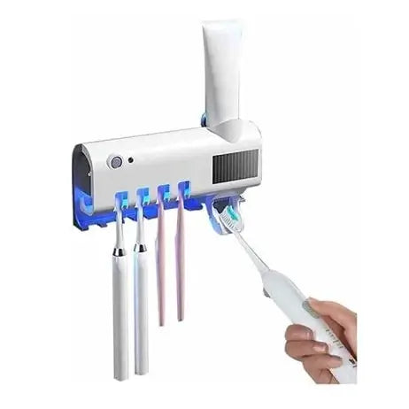 Dispenser Automático para Creme dental com Suporte para Escovas