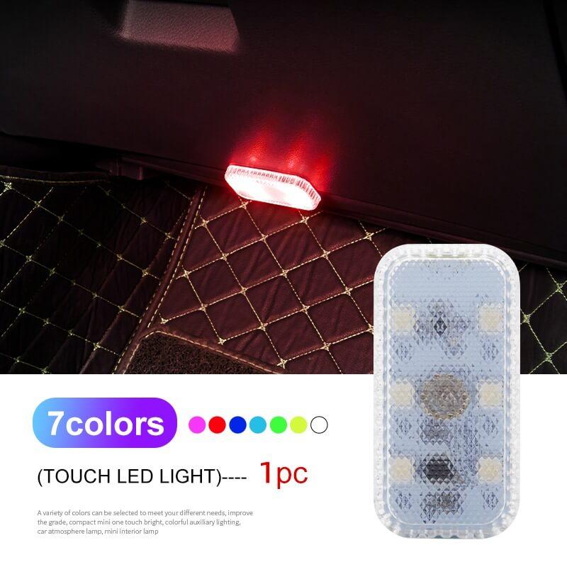 Luz de toque LED mini para interiores recarregável Colorida