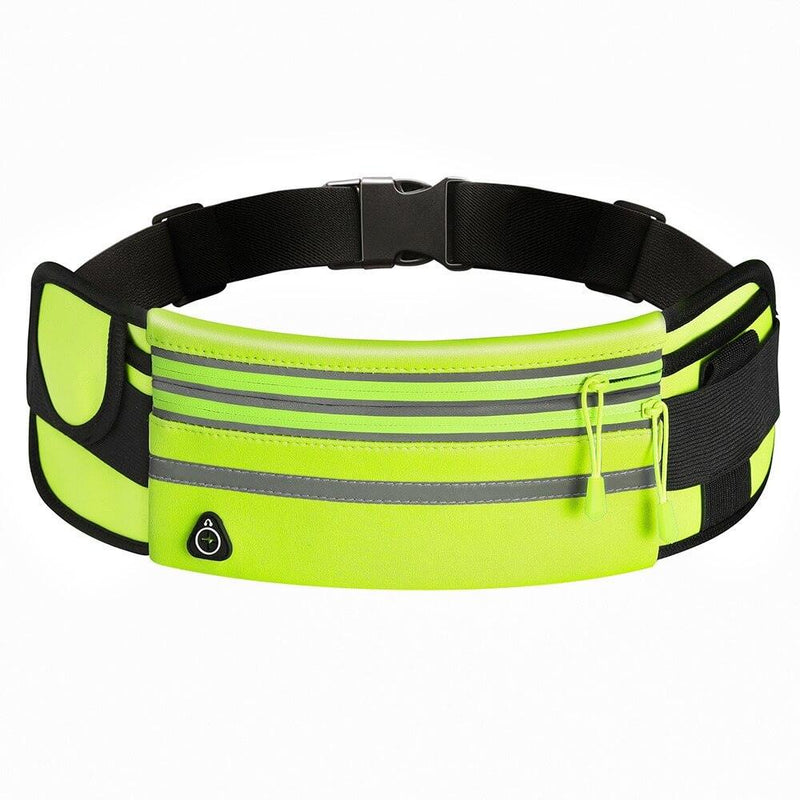 bolsa pochete fitness verde claro