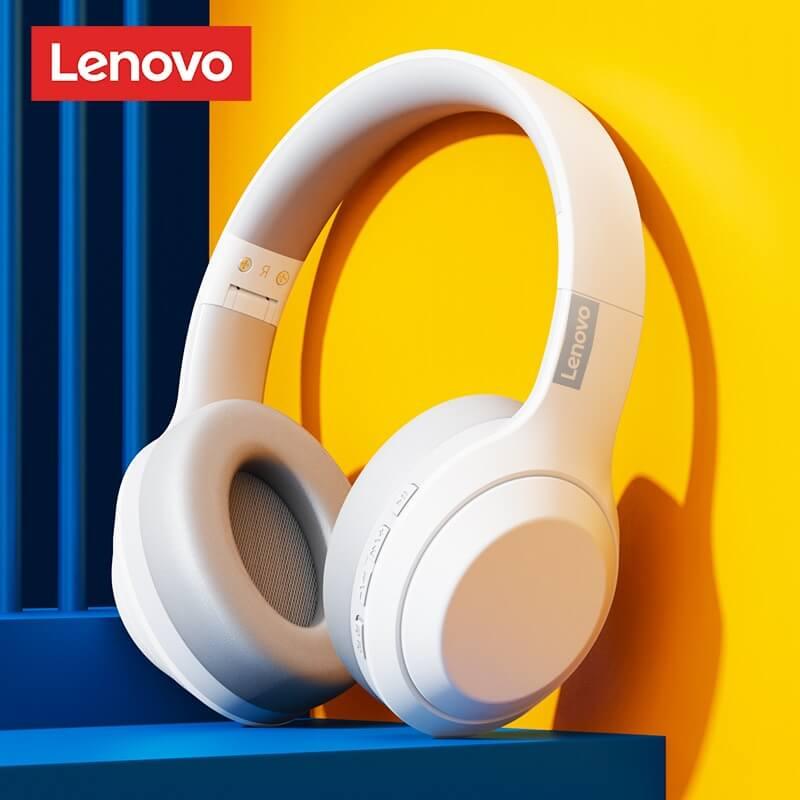 Fone de ouvido Lenovo ThinkPlus TH10 Headset bluetooth branco