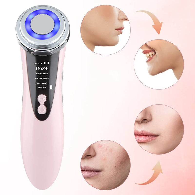 Massageador facial multifuncional para cuidados com a pele