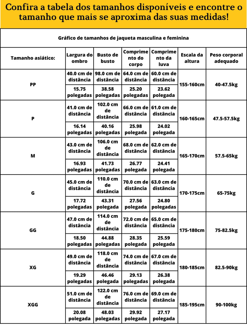 Jaqueta Esportiva Unissex  Uv / Impermeável - ParePenseAvalie